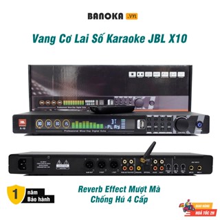 Vang Cơ Lai Số JBL X10 Hỗ Trợ Chip DSP 48bit- Reverb Effect Mượt Mà, Chống Hú 4 Cấp