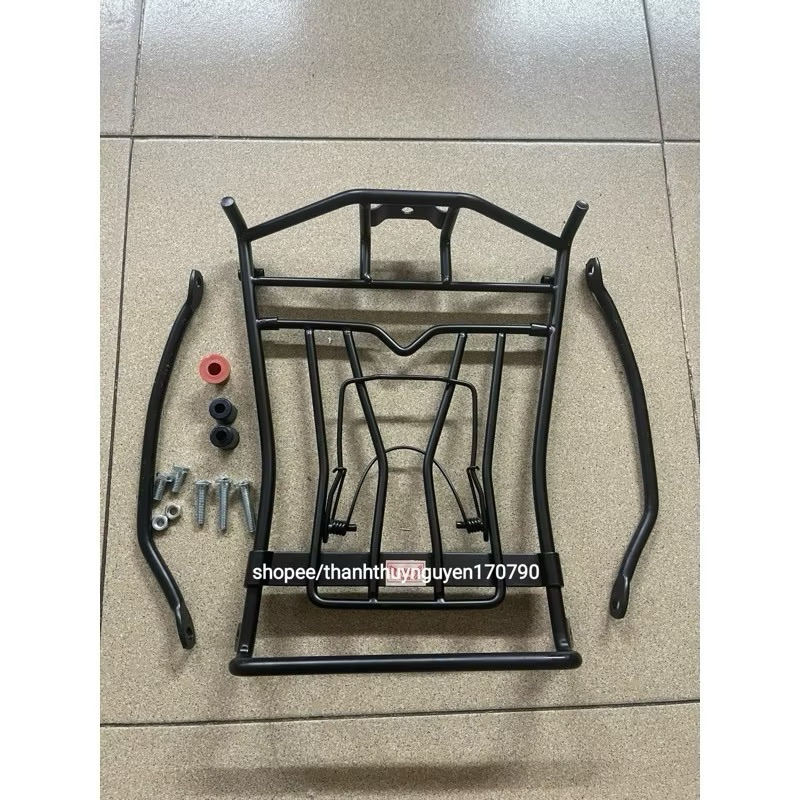 Baga Xe AirBlade 2013->2021 Inox Sơn Đen