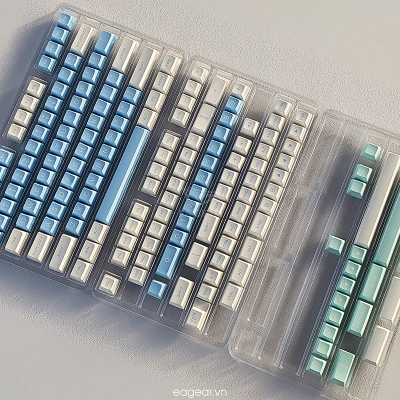 Bộ keycap FL-Esports FSA Glacier hơn 160 nút FSA profile PBT double-shot - EA Gear