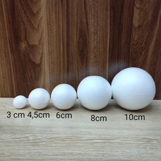 Quả cầu xốp làm hoa khổng lồ, quả xốp tròn trang trí decor