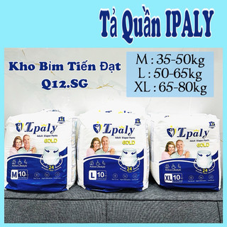 RẺ VÔ ĐỊCH 100 Miếng Tả/Tã Quần IPALY Epoly Cho Người Già M L XL 2XL