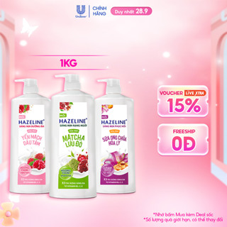 Sữa tắm dưỡng thể thiên nhiên trắng sáng da Hazeline 1kg