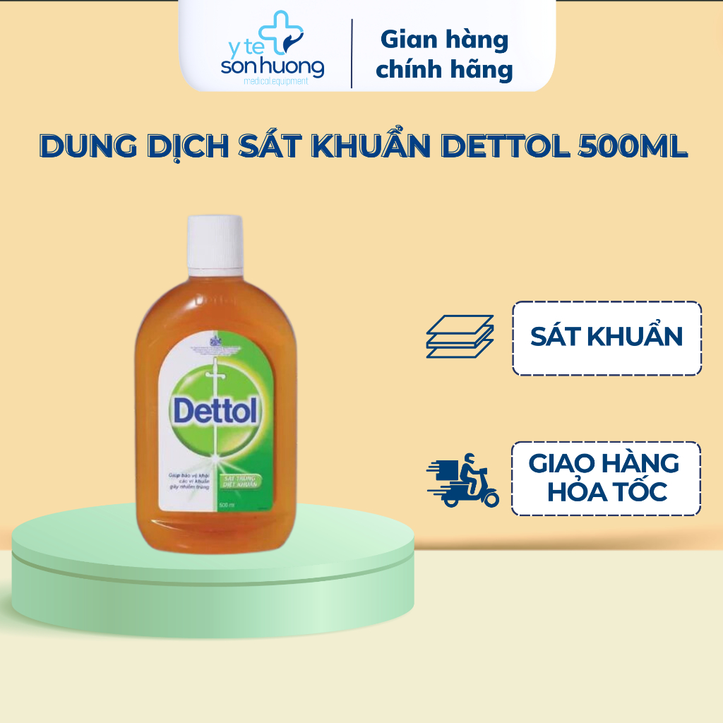 Dung dịch sát khuẩn Dettol 500ml