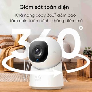 Camera xoay 360 độ eufy 2K, bản mới 2024