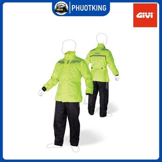 Áo mưa bộ givi crs02 cao cấp chính hãng - phuotking