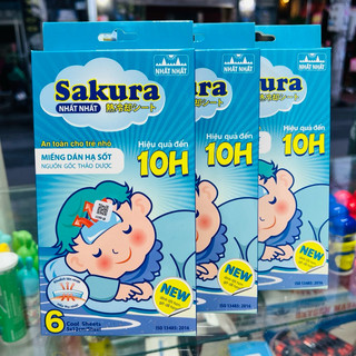 Dán Hạ Sốt Sakura hộp 3 bịch