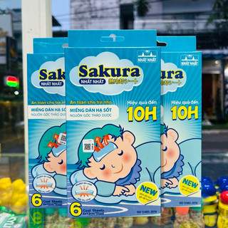 Dán Hạ Sốt Sakura hộp 3 bịch
