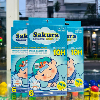 Dán Hạ Sốt Sakura hộp 3 bịch