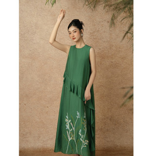 OLV - Đầm suông kiểu thêu tay Prairie Embro Dress