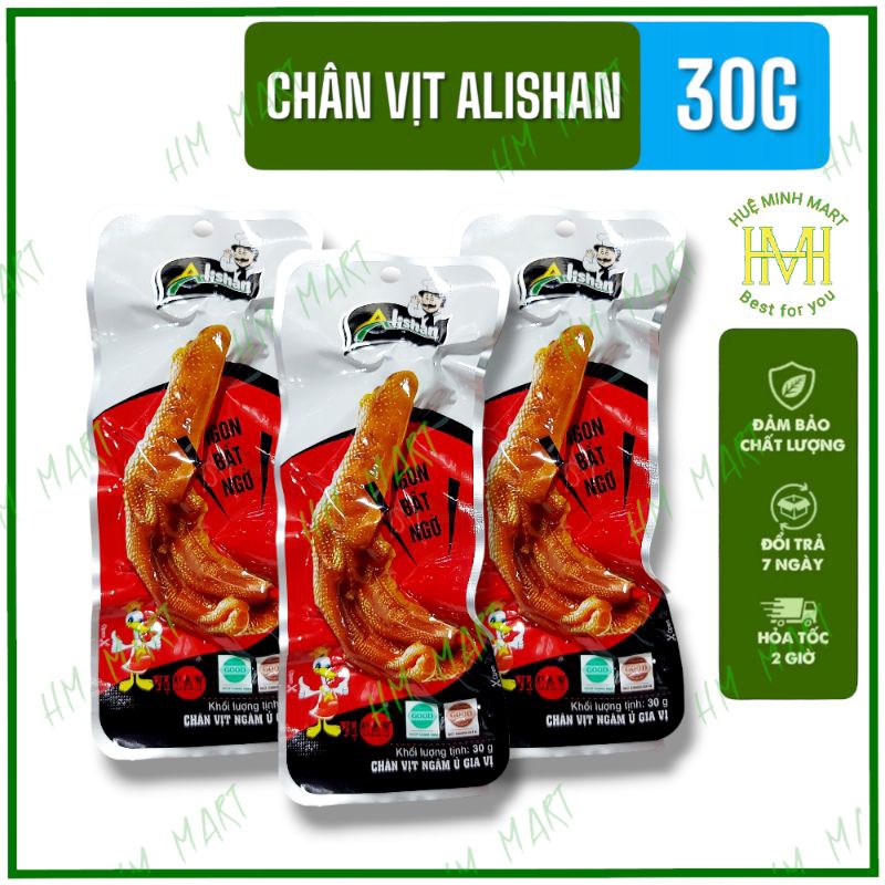 🍀[MUA 2 GIẢM🔻5.200 VNĐ]🍀Chân vịt Alishan vị cay 30g