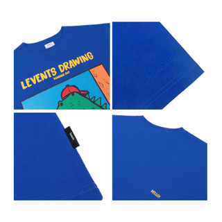 Áo Thun Levents Funny Crocodile/ Blue Tee 100% Cotton Unisex T-shirt Oversized