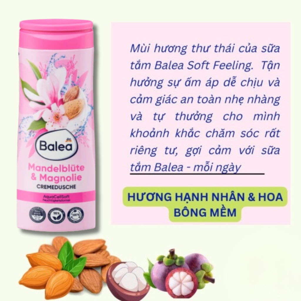SỮA TẮM CỦA ĐỨC BALEA ĐỨC 300ml