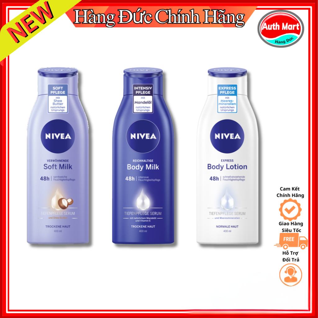 Dưỡng thể Nivea – Hàng Đức