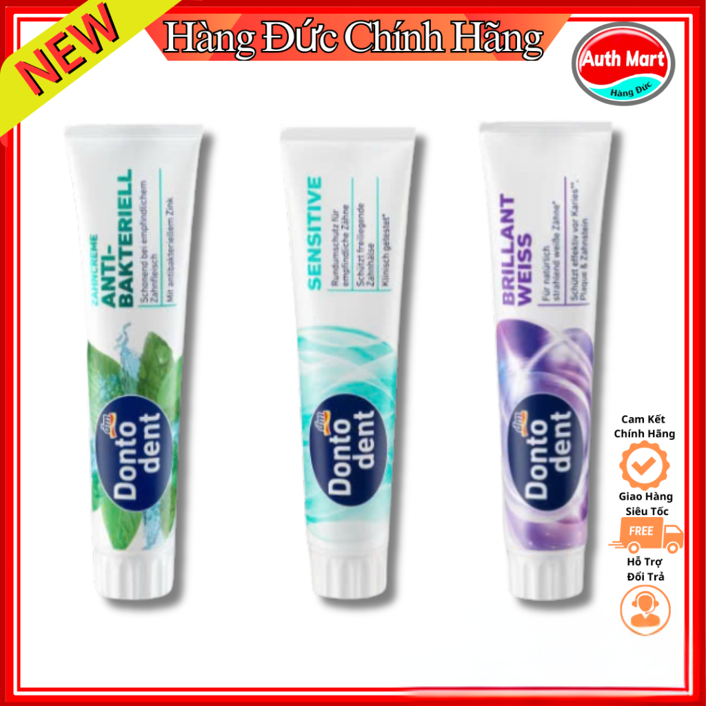 Kem đánh răng Dontodent  Đức125ml