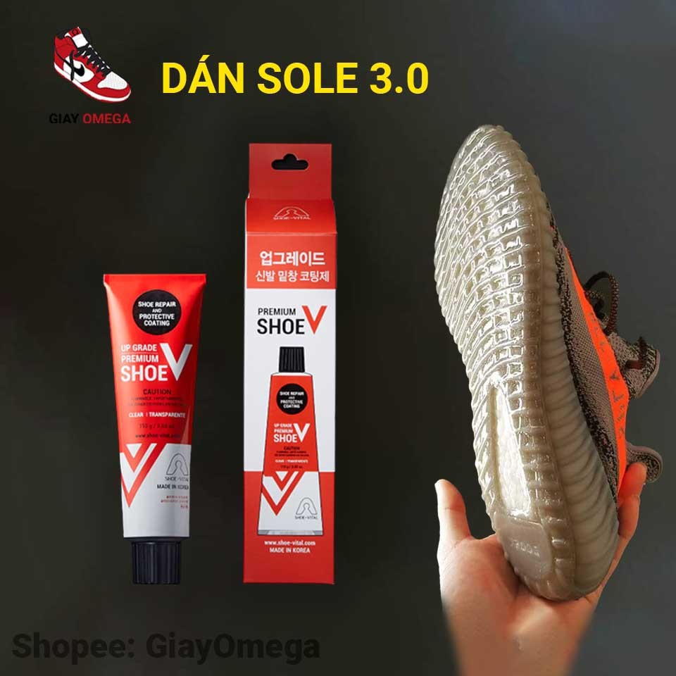 Dán Sole Gel Premium Shoe V - Keo bảo vệ đế giày, Sole gel chống ố, chống mòn đế giày cải tiến hơn dán sole 3M