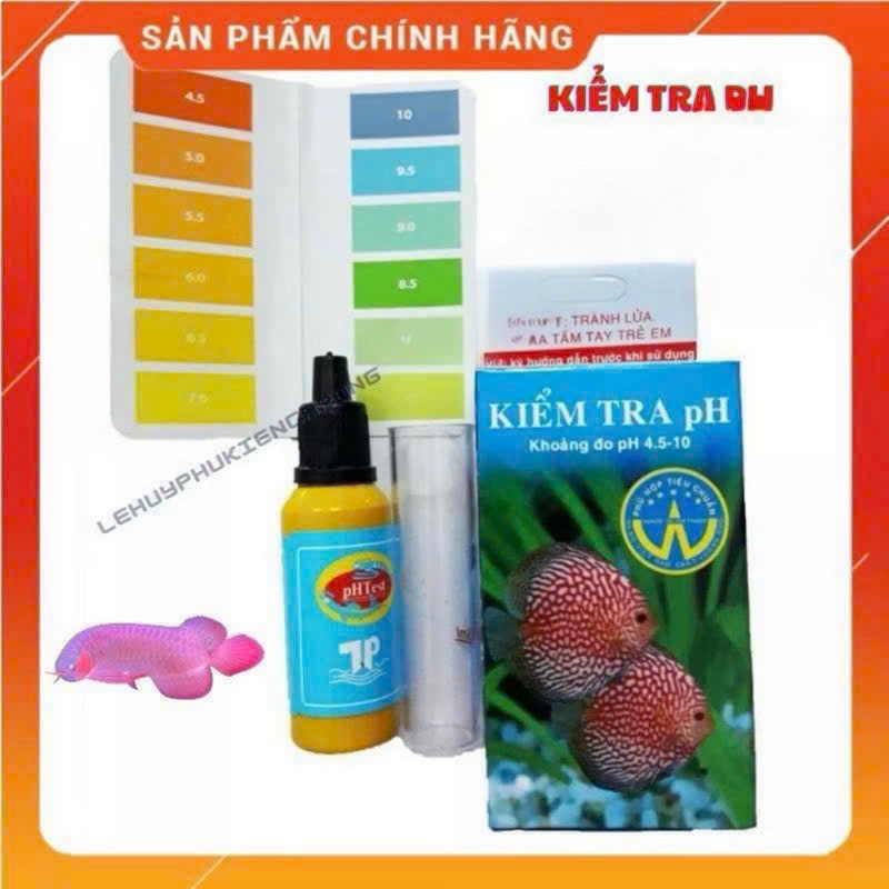 Kiểm Tra PH - Dung Dịch Test PH Hàng Việt Nam Chất Lượng Cao Giành Cho Bể Cá