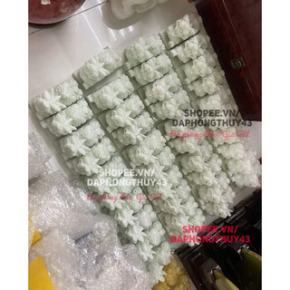 cặp tỳ hưu phong thuỷ đá 10cm trắng xanh trắng có đế