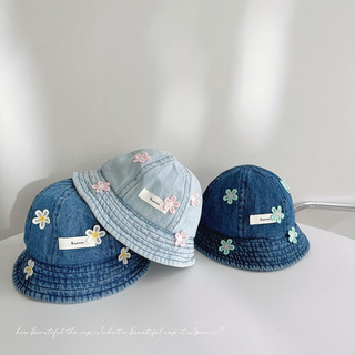   SIZE 48-52cm  1,5y- 4y  NÓN MŨ BUCKET JEANS CHO BÉ GÁI SIÊU DỄ THƯƠNG 