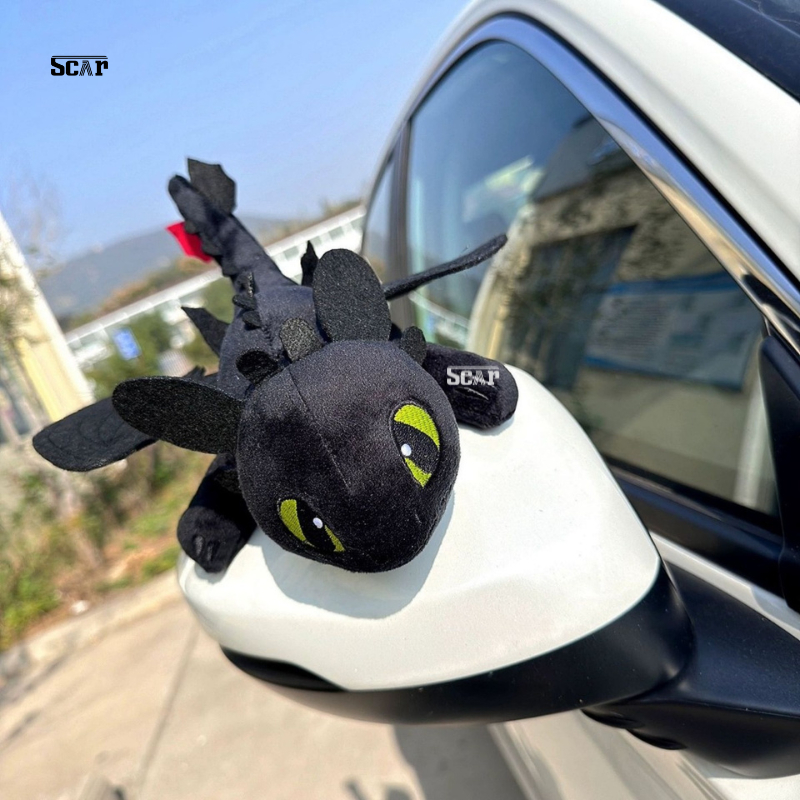 Rồng bay gắn nóc xe ô tô, xe máy, trang trí xe siêu ngầu kích thước 27cm và 35cm Scarvn