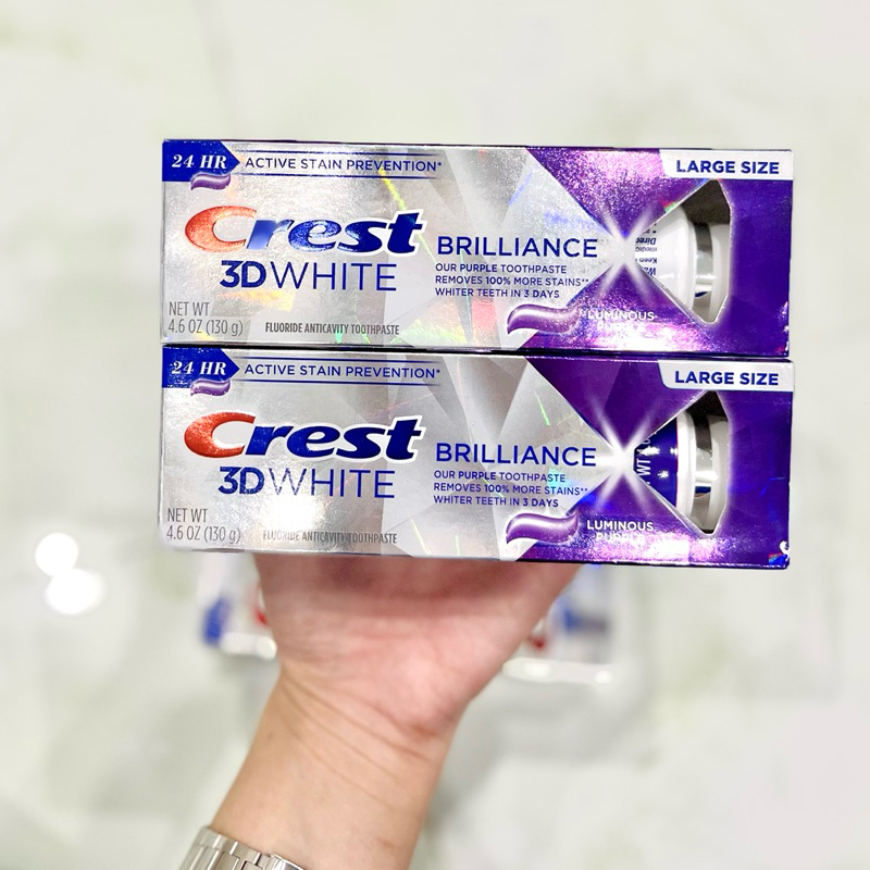 [Chuẩn Bill] KEM ĐÁNH RĂNG CREST 3D WHITE BRILLIANCE