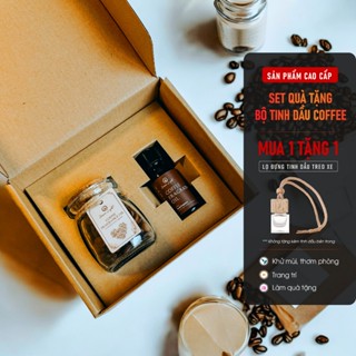 Bộ Sản Phẩm Tinh Dầu Cà Phê Việt Nam Handmade Dawn Light giúp khử mùi, làm sạch không khí, thơm phòng làm quà tặng