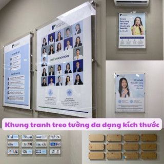 Khung ảnh treo tường - Khung Bằng Khen - Khung Chứng Chỉ  - Khung Tranh Mica  - Khung Ảnh Để Bàn