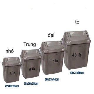 thùng rác lật nhựa việt nhật 