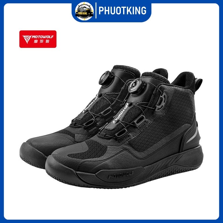 Giày giáp motor MOTOWOL chính hãng  - Giầy bảo hộ motor MOTOWOLF MDL0203