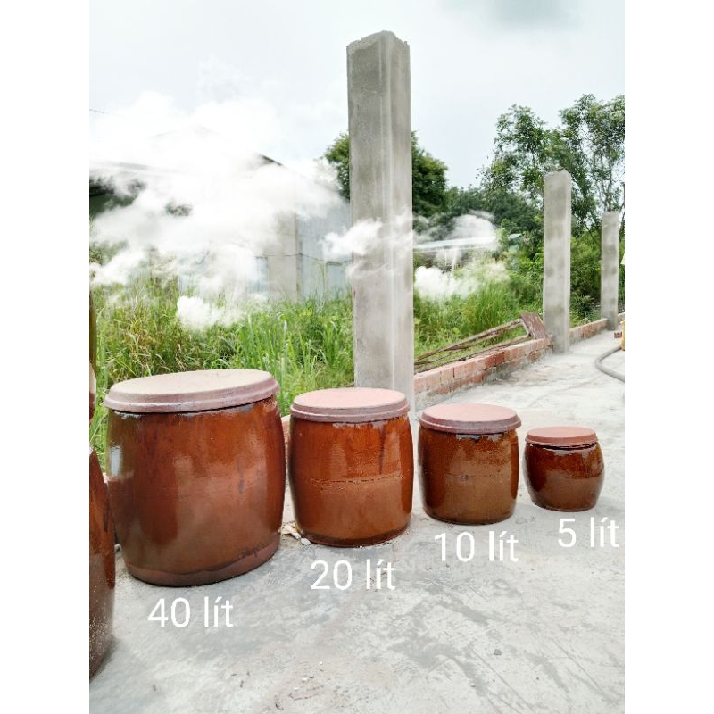 Lu khạp 5 lít, muối dưa cà, trồng cây, nuôi cá