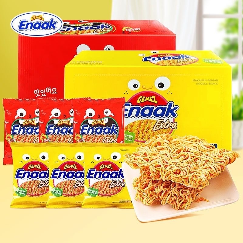 Snack mì trẻ em Enaak Indonesia vị gà truyền thống (Combo)