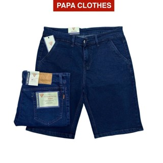 Quần jean bò short nam trung niên túi chéo co giãn form ống suông có big size đại/ SHORT CHÉO