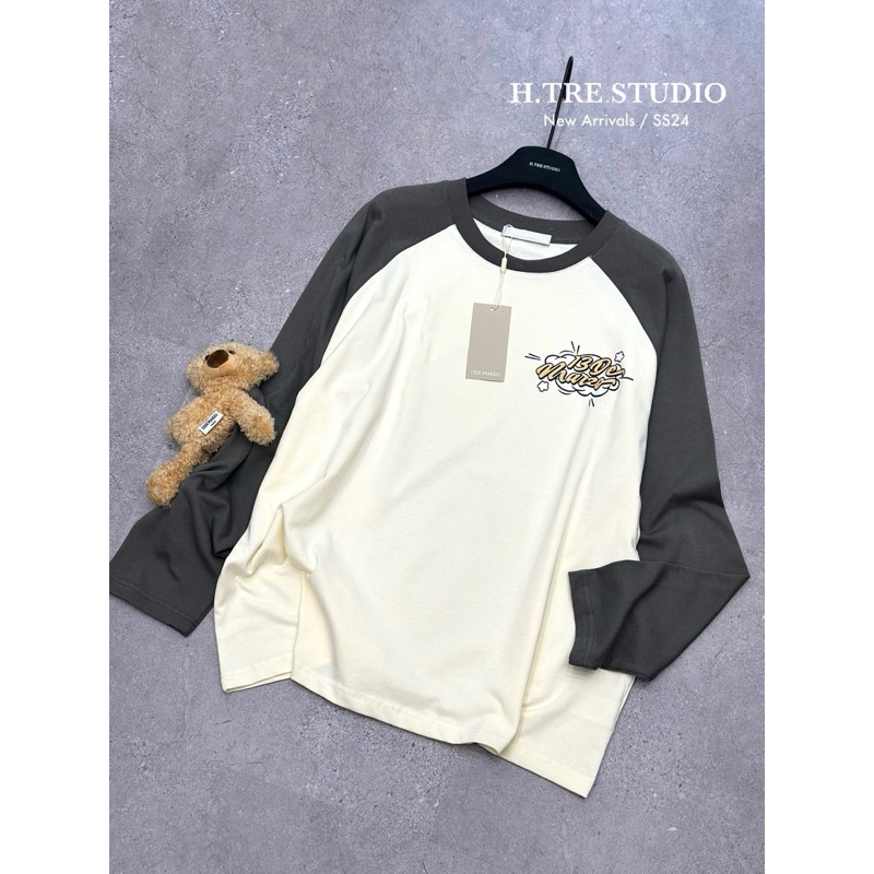 SET ÁO DÀI TAY QUẦN SOOC 13DE MARZO GẤU [HÀNG SẴN]