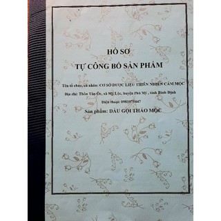 Dầu gội thảo mộc