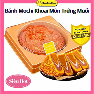  Bánh Trung Thu Mochi Khoai Môn Trứng Muối Ít Ngọt chuẩn nội địa siêu ngon 