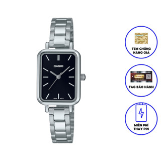 Đồng Hồ Nữ Dây Thép Không Ghỉ Chính Hãng Casio LTP-V009D-1E