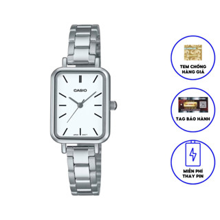 Đồng Hồ Nữ Dây Thép Không Ghỉ Chính Hãng Casio LTP-V009D-7E