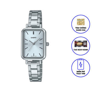 Đồng Hồ Nữ Dây Thép Không Ghỉ Chính Hãng Casio LTP-V009D-2E
