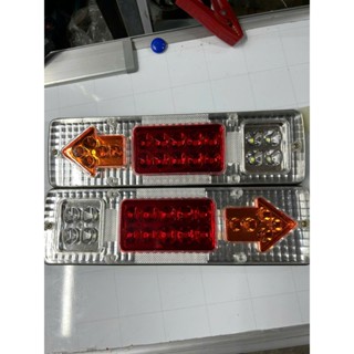  Đèn hậu đèn lái sau xe tải xe ba gác Led mũi tên 12v loại dài  30cm  