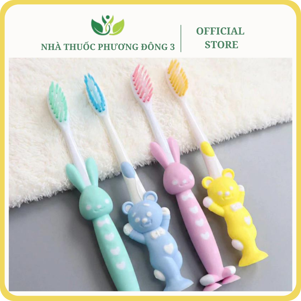 Bàn chải đánh răng cho bé lông siêu mềm.