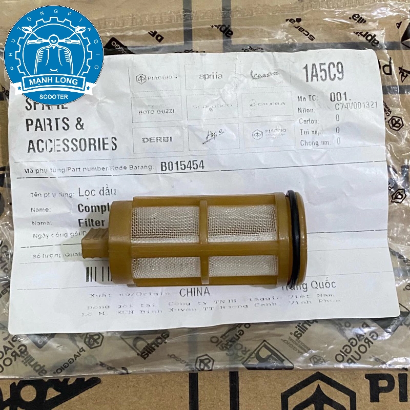 Lọc dầu thô Piaggio - Vespa ( chính hãng )