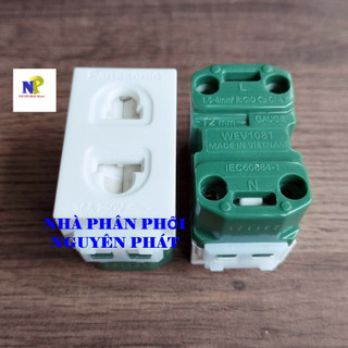 [PANASONIC] Ổ Cắm Đơn Wide Có Màn Che