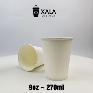 2000 chiếc Cốc Giấy màu Trắng 9oz dùng 1 lần trong tiệc cưới hội nghị chất lượng cao 270ml