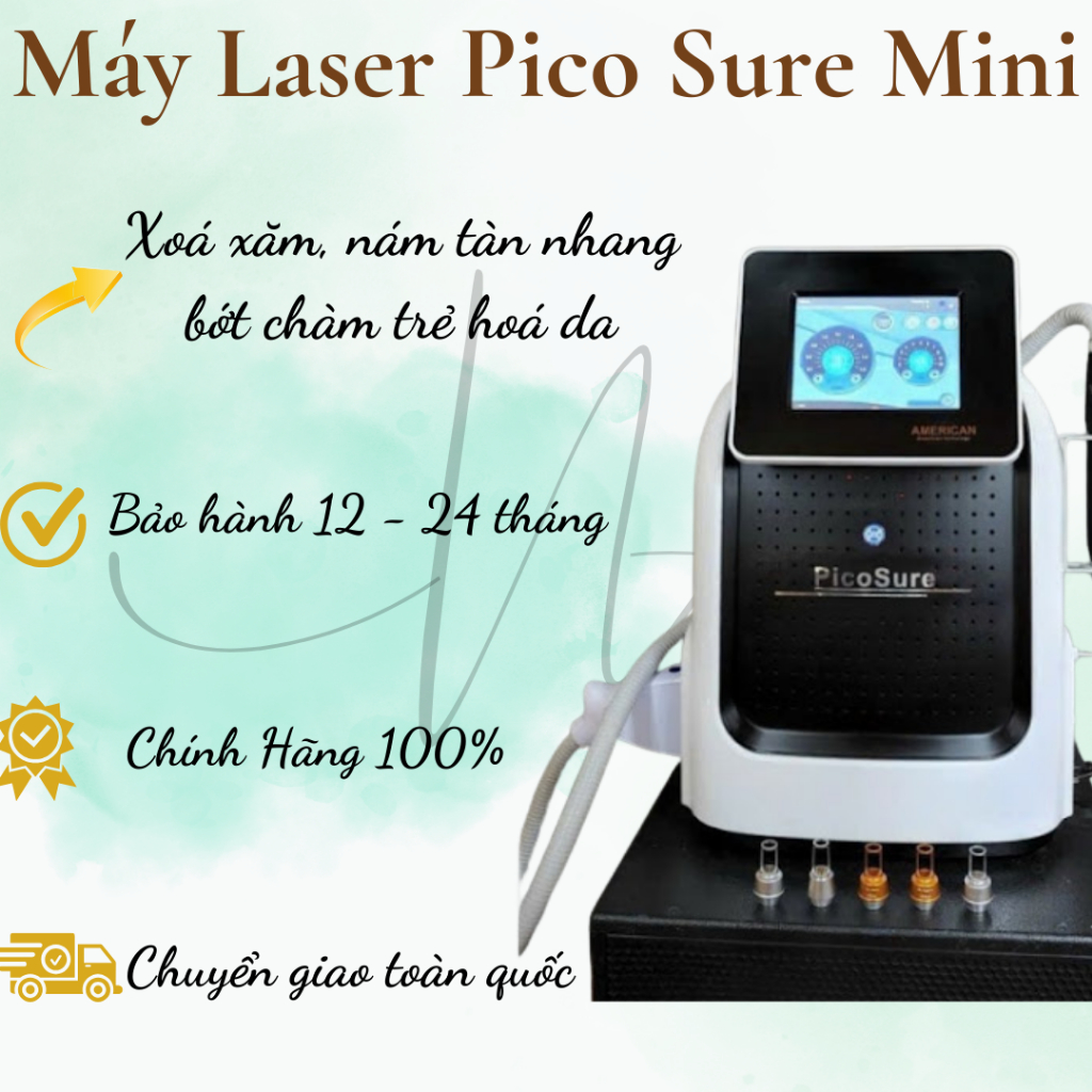 Máy Laser Pico sure mini | Laser Xóa Xăm Nám | Xóa Tàn Nhàng Pico sure American SPA