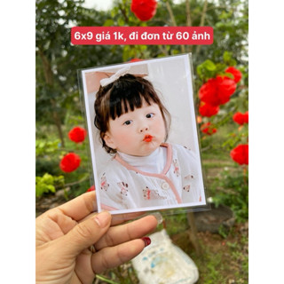 combo 100 ảnh 6x9cm ép plastic -in ảnh theo yêu cầu có chỉnh nét