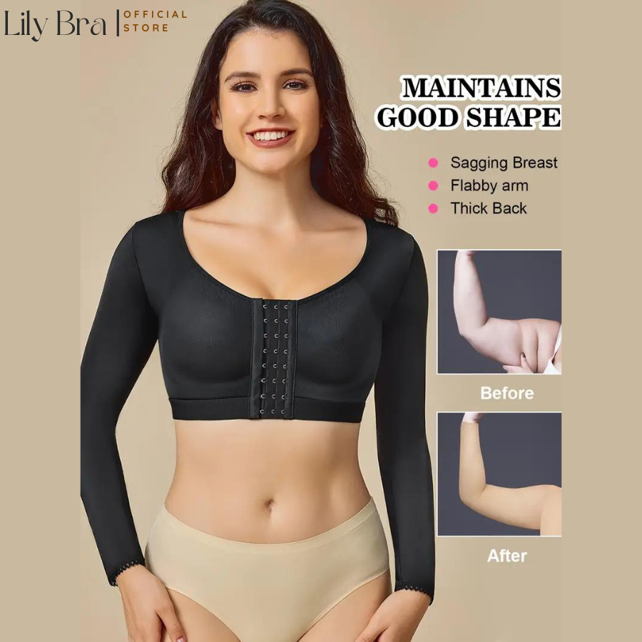 Áo gen nâng ngực sau phẫu thuật cho nữ,áo nịt ngực định hình cơ thể, định hình cánh tay