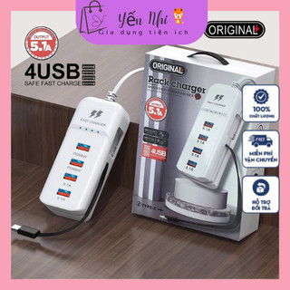  Ổ cắm điện đa năng bộ sạc nhanh 66W 5 trong 1 ngắt tự động bảo vệ thiết bị công suất cao tiện lợi 