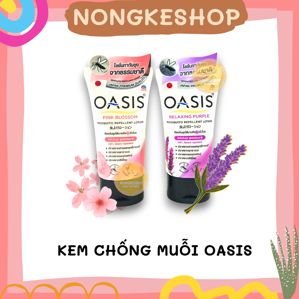 KEM CHỐNG MUỖI OASIS THÁI LAN