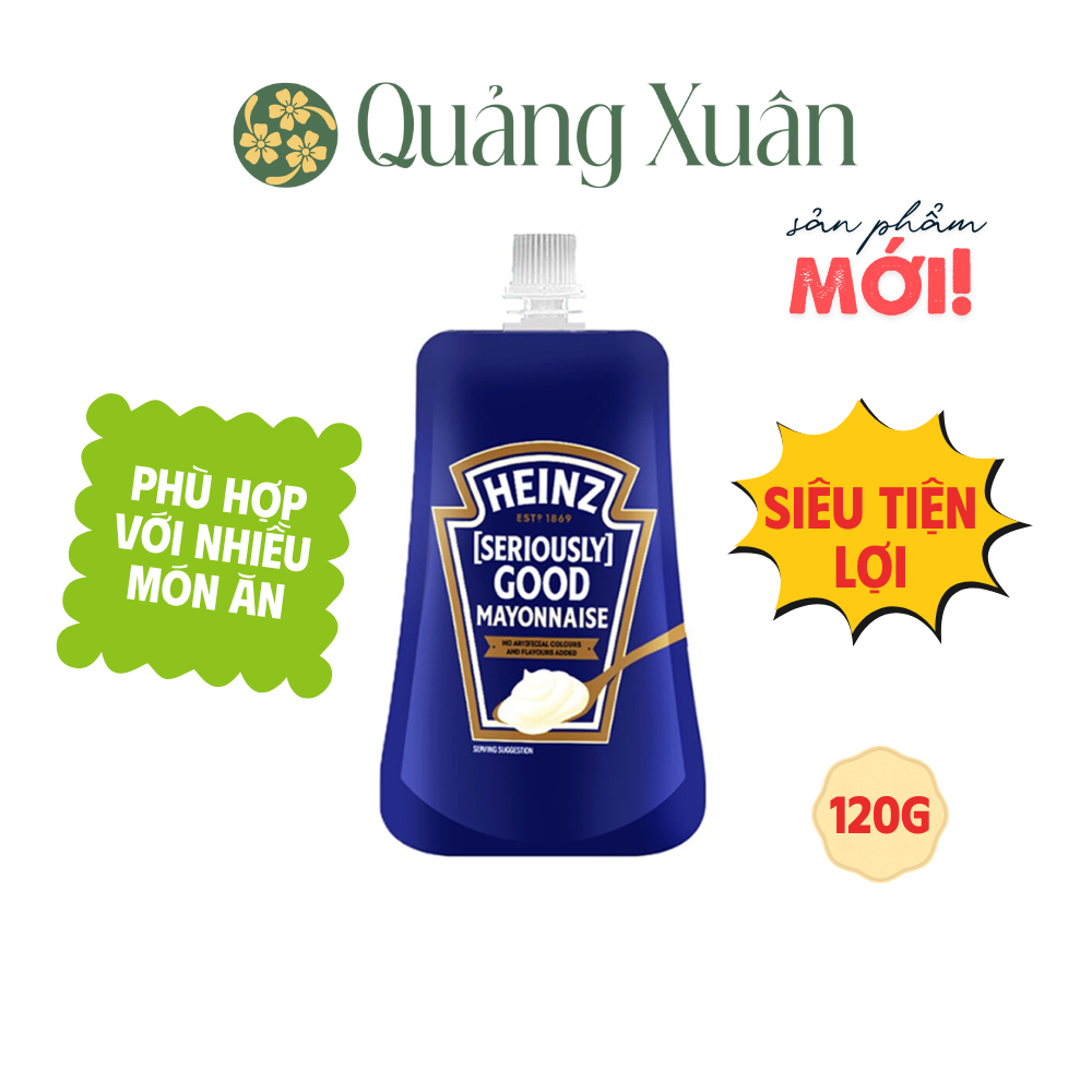 Sốt Mayonnaise hiệu Heinz - Heinz Good Mayonnaise 120g [HSD: 08/2026]