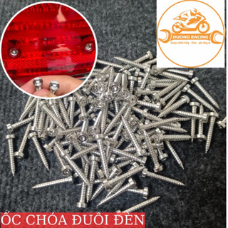 [Combo] Ốc Chóa Đuôi Đèn Sau Inox 304 Gắn Cho Dream,Wave,Fu Neo,FuX,Fu2,Ex 2010,Sirius (Giá 2 Con)
