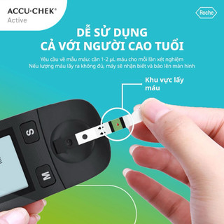 Que thử đường huyết Accu-chek Active 50que